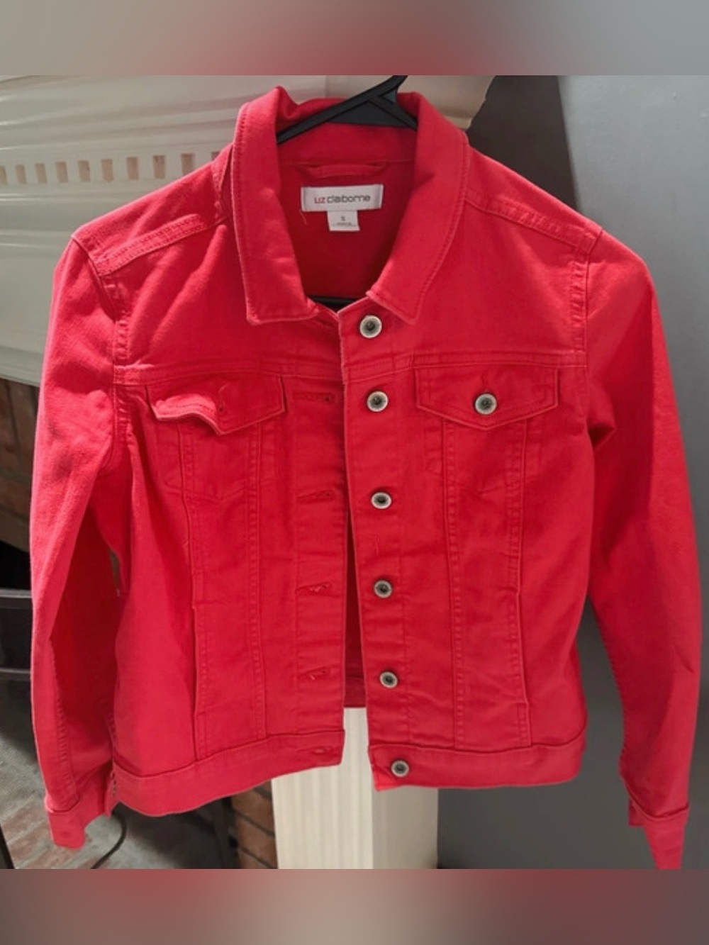 Liz Claiborne Small Coral Denim jacket